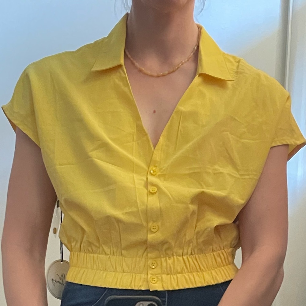Milk & Honey Yellow Shirt
